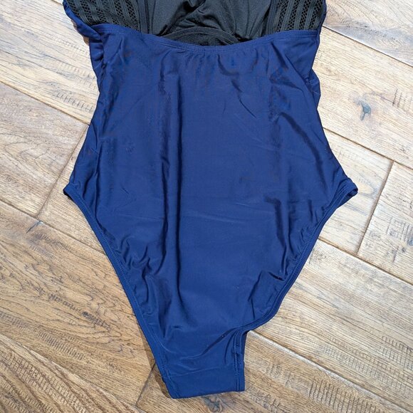 New with Tag - CUPSHE Sapphire Tummy Control One-Piece Swimsuit (Medium) - Picture 4 of 6